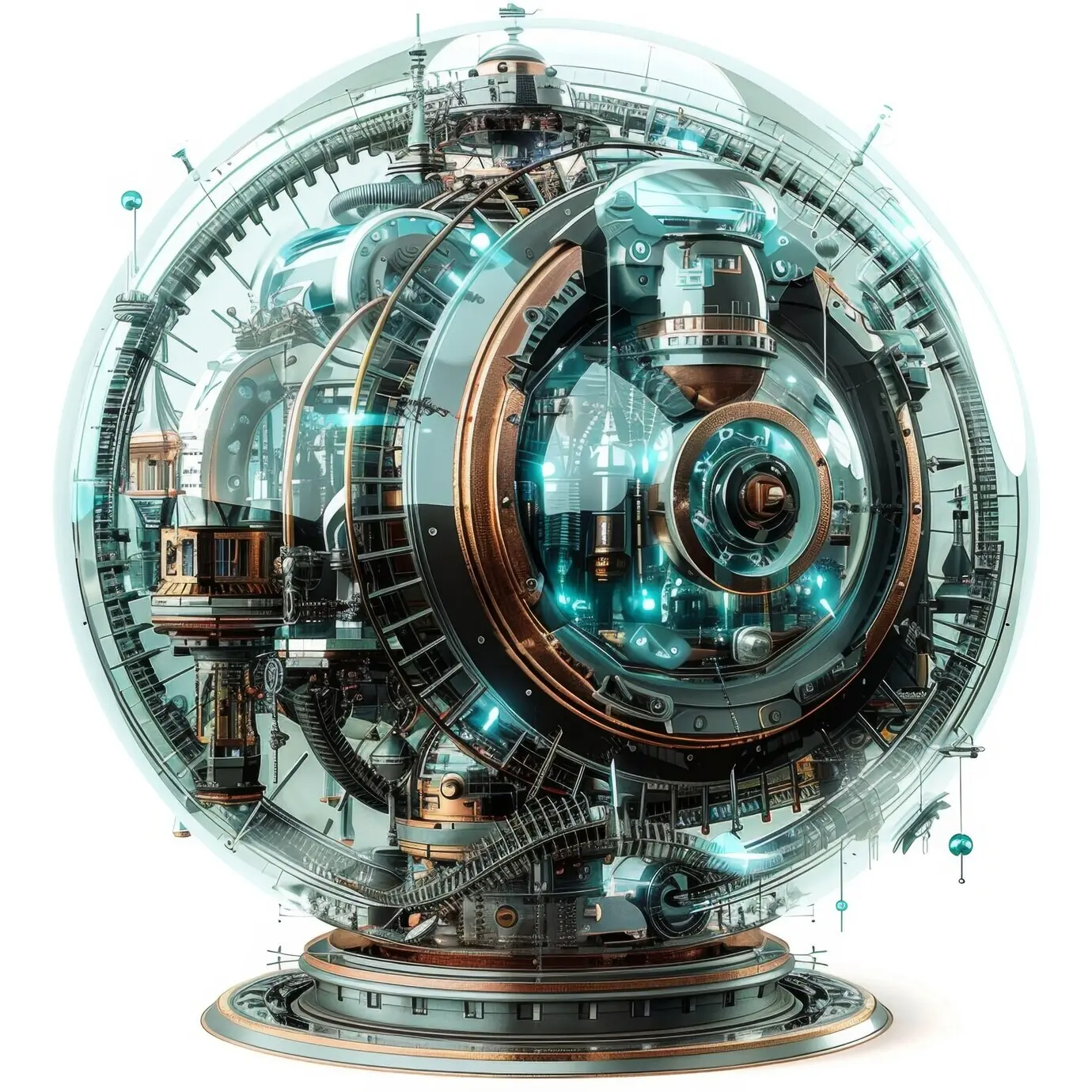 Gestaltung futuristischer Zeitmaschinen